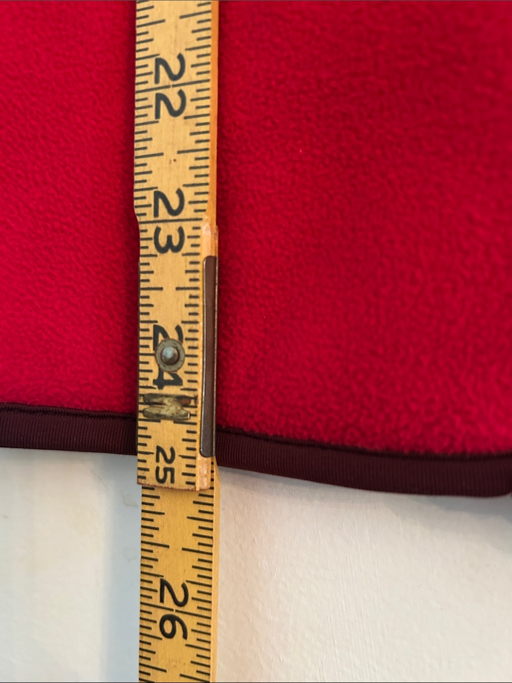 Coldwater Creek Red Zip-Front fleece Jacket, Size Small (6-8) Women’s - Picture 8 of 10
